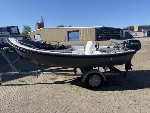 Garca 420 2022 Suzuki 9.9 trailer (bj 2022), Watersport en Boten, Sloepen, Gebruikt, 3 tot 6 meter, Overige brandstoffen, Polyester