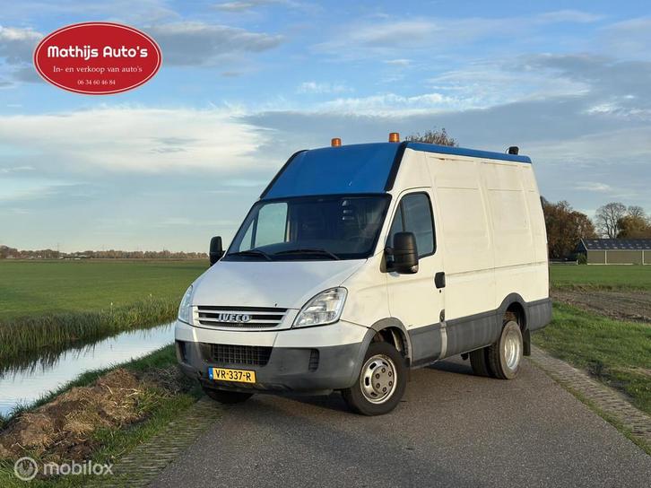 Iveco Daily 50C15V 300 H1 Dubbellucht Airco 3500kg trekgewic, Auto's, Bestelauto's, Bedrijf, Te koop, ABS, Airconditioning, Alarm