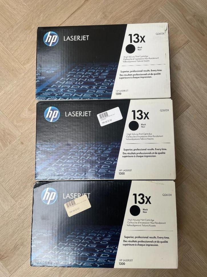 3 x nieuwe toner HP Q2613X (HP 13X) voor de HP 1300 serie, Computers en Software, Printerbenodigdheden, Nieuw, Toner, Ophalen of Verzenden
