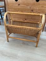 Vintage rotan lectuurbak, Ophalen of Verzenden, Gebruikt