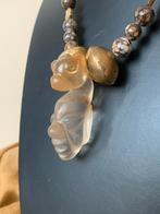 Boulder opaal amulet hanger beschermt geluk eyecatcher magie, Ophalen of Verzenden, Nieuw, Steen of Mineraal, Met edelsteen