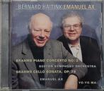 Brahms - Pianoconcert nr. 2 - Haitink, Ax, Yo-Yo Ma, Ophalen of Verzenden, Romantiek, Gebruikt, Orkest of Ballet