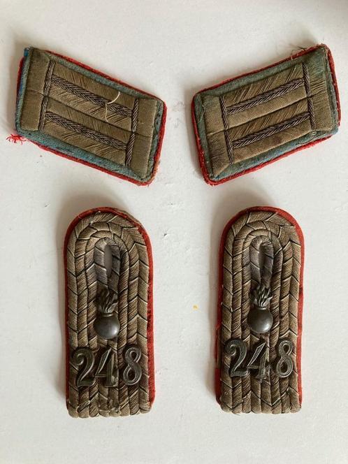 WW1 Duitse kraagspiegels / litzen en schouderstukken, Verzamelen, Militaria | Algemeen, Landmacht, Duitsland, Verzenden