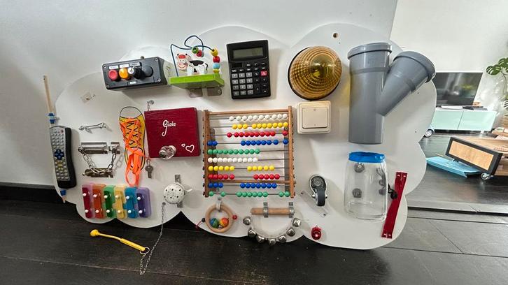 Groot activiteiten bord handgemaakt, Kinderen en Baby's, Kinderkamer | Complete kinderkamers, Gebruikt, Jongetje of Meisje, Ophalen