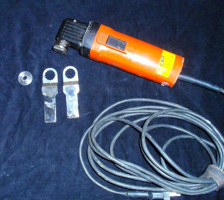 Fein FSN400e samen met zaagblaadjes was 300,-nu voor 250,, Doe-het-zelf en Verbouw, Gereedschap | Zaagmachines, Gebruikt, Overige typen