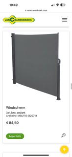 Windscherm 3 x 1.8m antraciet, Tuin en Terras, Tuinschermen, Ophalen, Aluminium, Zo goed als nieuw, 200 cm of meer