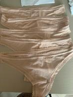Calvin Klein Strings - Set van 5 maat xl, Kleding | Dames, Ondergoed en Lingerie, Ophalen of Verzenden, Beige, String