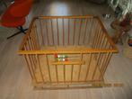 Inklapbare Box houten kinderbox, Kinderen en Baby's, Boxen, Ophalen, Gebruikt, Rechthoekig, In hoogte verstelbaar