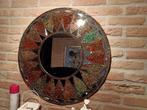 Spiegel Vintage zeldzaam, uniek, Minder dan 50 cm, Gebruikt, Verzenden, Rond