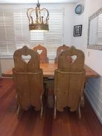 Kasteeltafel Kloostertafel eettafel mencave robuust stoer, Ophalen, 100 tot 150 cm, 50 tot 100 cm, Zo goed als nieuw
