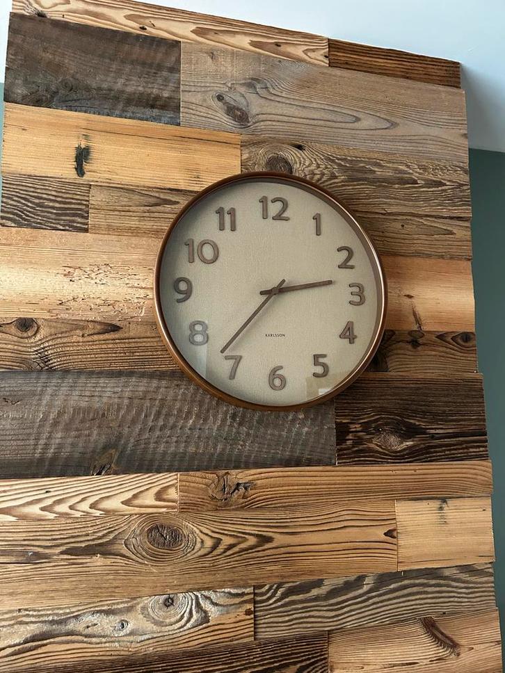 Klok Karlsson Pure Large 40cm Wandklok, Huis en Inrichting, Woonaccessoires | Klokken, Nieuw, Wandklok, Analoog, Ophalen