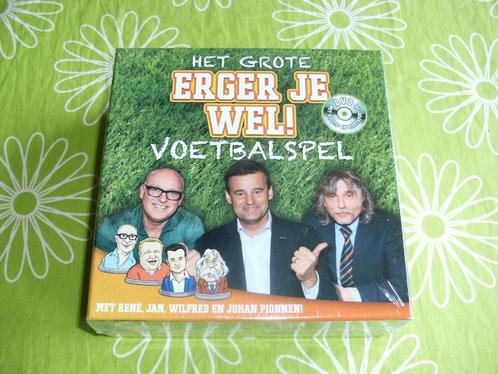 Nieuw in seal: Het grote Erger je wel ! voetbalspel, Hobby en Vrije tijd, Gezelschapsspellen | Bordspellen, Nieuw, Een of twee spelers