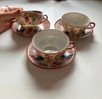 3 Japanse Geisha Kop en Schotels - Porselein, Ophalen, Zo goed als nieuw, Overige stijlen, Kop(pen) en/of Schotel(s)