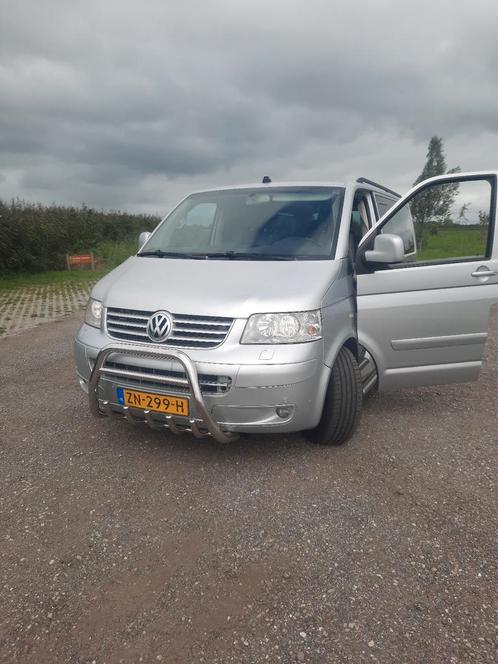 Vw t5 mulitvan camper 7 persoons diesel, Auto's, Volkswagen, Particulier, Alarm, Centrale vergrendeling, Cruise Control, Dakrails