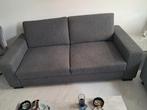 2 1/2 zits bank antraciet, Ophalen, Tweepersoons, 75 tot 100 cm, Zo goed als nieuw