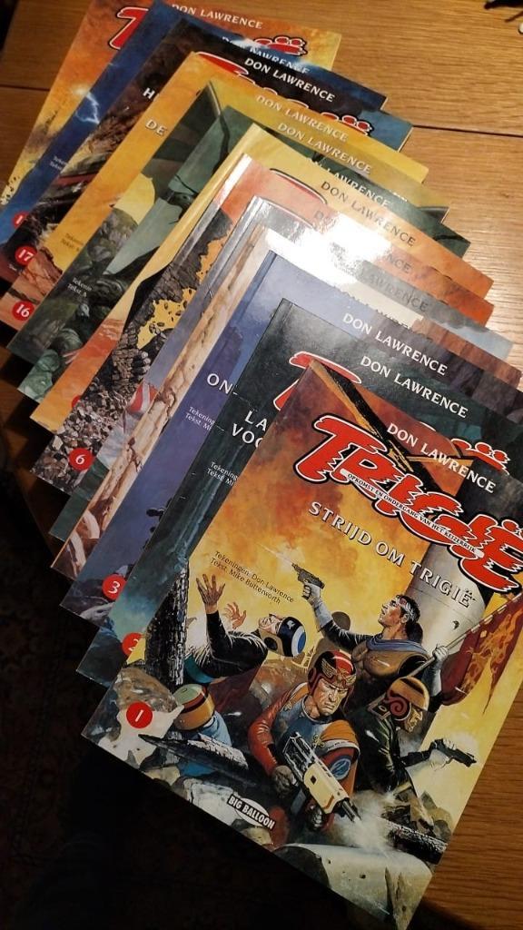 Trigië, Boeken, Stripboeken, Zo goed als nieuw, Meerdere stripboeken, Ophalen of Verzenden