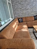 hoekbank bruin, Huis en Inrichting, Ophalen, Zo goed als nieuw
