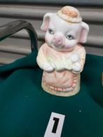 Spaarvarken van aardewerk, 3 stuks, verschillende, Ophalen of Verzenden