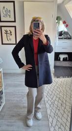 Donkerblauwe lange blazerjas van Esprit | Maat S, Kleding | Dames, Maat 38/40 (M), Blauw, Ophalen of Verzenden, Zo goed als nieuw