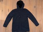 Elvine winterjas jas donkerblauw parka capuchon mt L, Ophalen of Verzenden, Zo goed als nieuw, Blauw