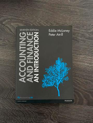 Accounting and Finance an introduction 7e editie