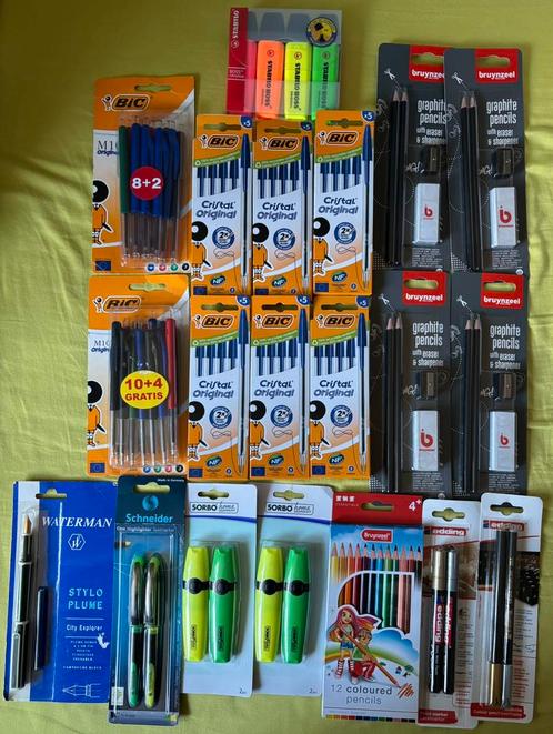 Schrijfwaren BIC Bruynzeel Edding Schneider Stabilo pennen, Diversen, Schrijfwaren, Nieuw, Ophalen