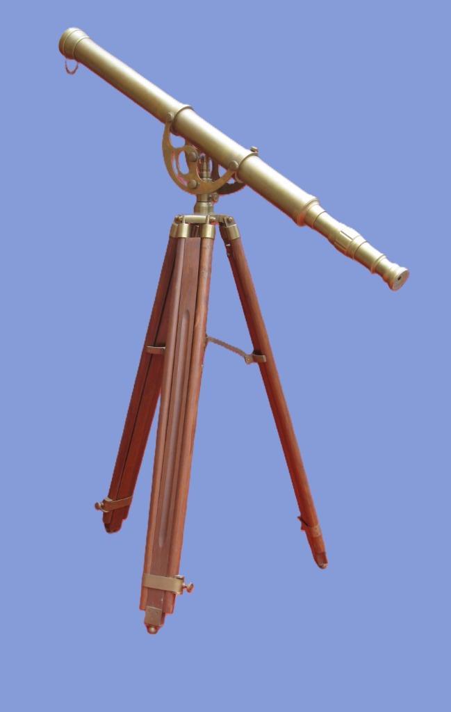 telescoop decoratieve koperen sterrenkijker, Antiek en Kunst, Curiosa en Brocante, Ophalen
