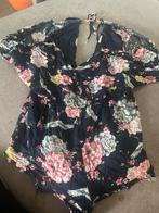 Leuk zomers playsuit jumpsuit bloemen vogels kraanvogel, Kleding | Dames, Ophalen of Verzenden, Zo goed als nieuw