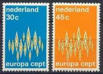 Nederland NVPH nr 1007/8 postfris Europazegels 1972