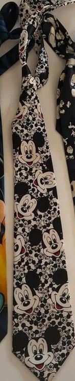 Mickey Mouse stropdassen - per stuk te koop!, Ophalen of Verzenden, Zo goed als nieuw, Zwart, Met patroon