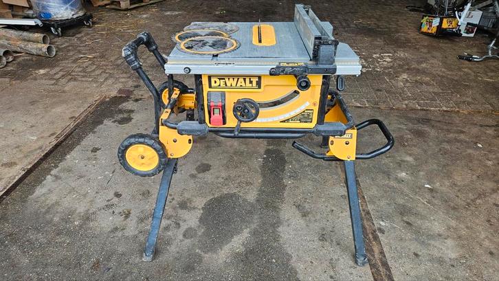 DeWalt DWE7491-XJ tafelzaag + DE7400 onderstel + zaagbladen, Doe-het-zelf en Verbouw, Gereedschap | Zaagmachines, Cirkelzaag, 1200 watt of meer