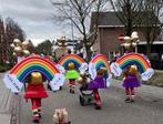 8x Regenboog - Carnaval of Themafeest, Kleding | Dames, Carnavalskleding en Feestkleding, Ophalen, Carnaval, Accessoires, Geen merk