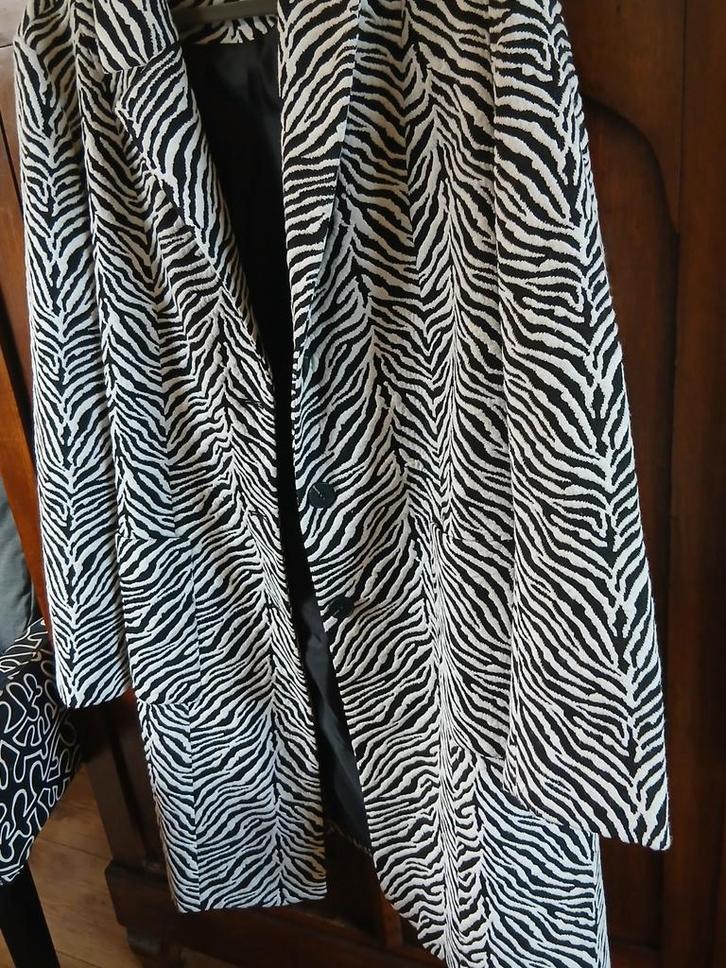 Zebraprint Jasje Miss E Collection 3XL, Kleding | Dames, Jasjes, Kostuums en Pakken, Gedragen, Jasje, Maat 46/48 (XL) of groter