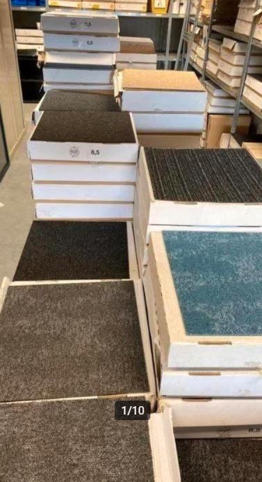 Tapijttegels vanaf €1,- tot €3,- per stuk | A Kwaliteit, Huis en Inrichting, Stoffering | Vloerbedekking, Nieuw, Tapijttegels