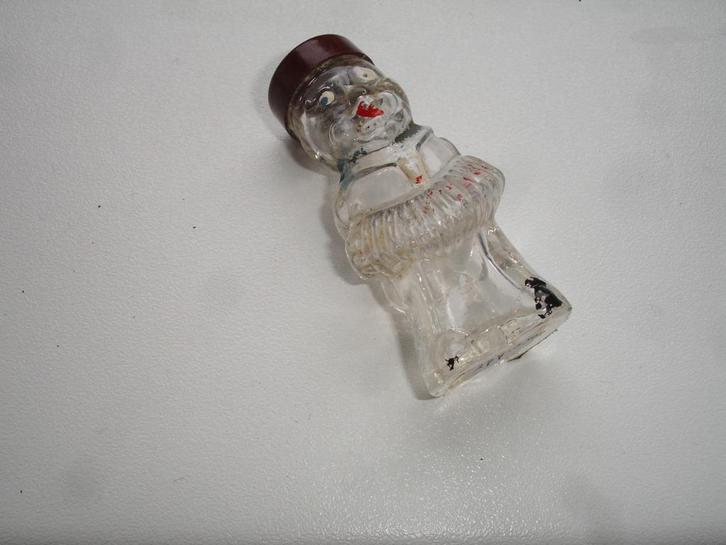 ﻿ANTIEK GLAZEN PEPER ZOUTVAT BOER BAKELIET PET - ooq, Antiek en Kunst, Antiek | Glas en Kristal, Verzenden