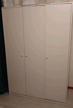 KLEPPSTAD Kledingkast met 3 deuren, wit, Huis en Inrichting, Kasten | Kledingkasten, Ophalen, 100 tot 150 cm, Overige materialen