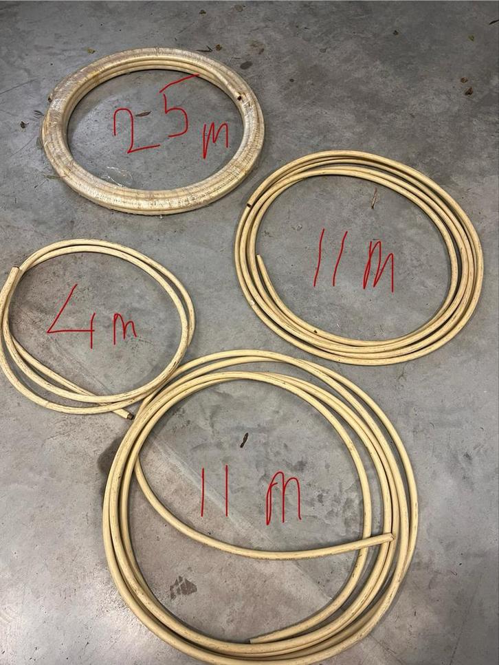 Wicu koperen leiding 15mm - diverse lengtes, Doe-het-zelf en Verbouw, Buizen en Afvoer, Gebruikt, Overige typen, Overige materialen