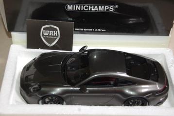 PORSCHE 911 GT3 TOURING grey black wheels Minichamps WRH beschikbaar voor biedingen