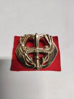 Baretembleem Stoottroepen, Verzamelen, Ophalen of Verzenden, Landmacht, Nederland, Embleem of Badge