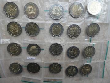 EU kavel 2 euro's  met schaarse uit Malta en Luxemburg. UNC beschikbaar voor biedingen
