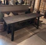 Smalle stoere robuuste sobere eettafel / sidetable, Ophalen