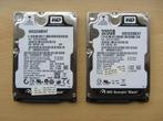 2x Western Digital Scorpio Black 320GB 7200RPM SATA 3Gbps, Computers en Software, Harde schijven, Intern, Zo goed als nieuw, 320 Gb