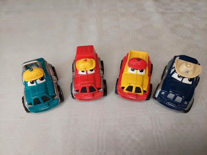 Set van 4 Tonka Chuck & Friends auto's, Verzamelen, Speelgoed, Gebruikt, Ophalen of Verzenden