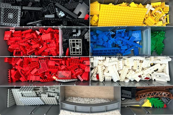 Grote LEGO verzameling incl opbergbox LEGO hoofd, Kinderen en Baby's, Speelgoed | Duplo en Lego, Gebruikt, Lego, Losse stenen