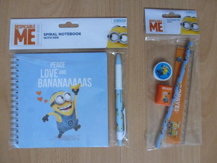 Verschrikkelijke Ikke Despicable Me MINIONS notitieboek pen, Diversen, Schrijfwaren, Nieuw, Ophalen of Verzenden