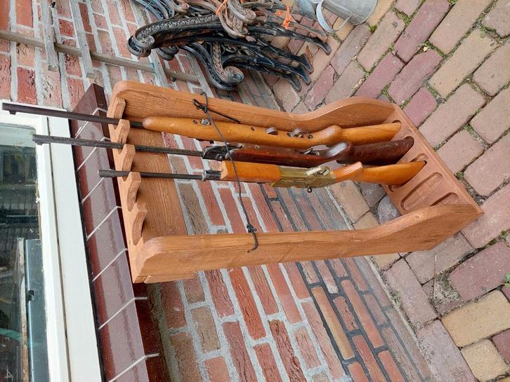 Geweerrek voor 5 geweren, Verzamelen, Militaria | Algemeen, Nederland, Ophalen of Verzenden