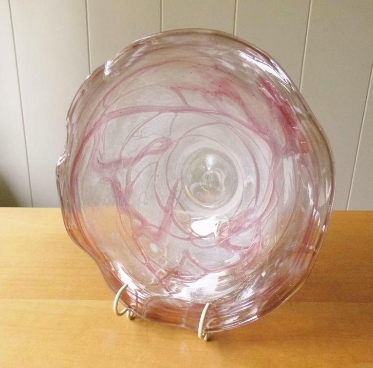 Glazen schaal Hein Pichotte., Antiek en Kunst, Kunst | Designobjecten, Ophalen of Verzenden