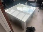 Tafel met glas, Ophalen of Verzenden, Rechthoekig, Glas