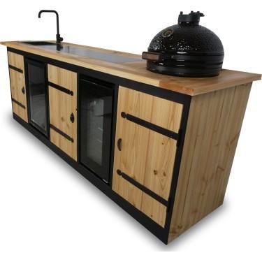 Complete Buitenkeuken VOORJAARS-SALE!, Tuin en Terras, Buitenkeukens, Nieuw, Houtskool, Ophalen of Verzenden