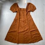 NIEUW bruine MADEWELL doorknoop jurk met korte mouw mt 14, Bruin, Verzenden, Maat 42/44 (L), Nieuw